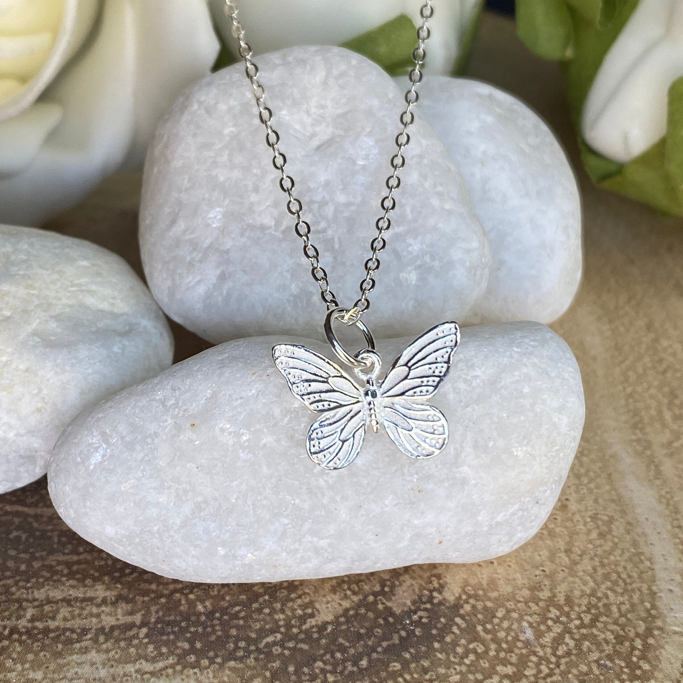 Butterfly silver pendant Clearance