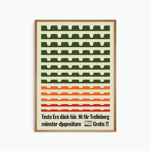 John Melin & Anders Österlin Minimalist Abstract Modern Interior Mid-Century Vintage Poster Print Deco Eduardo Chillida Kids Room Poster