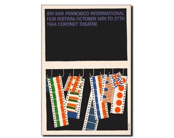 Saul Bass Art Poster Modern Decor Vintage Film Poster Movie Poster Film Festival Poster Mid Century Graphics Design Wall Decor Gifts idea