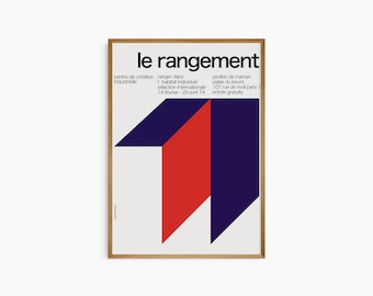 Jean Widmer Art Poster Print Abstract Art Design Print Vintage  Design Mid century Modern Interior French Art Poster Contemporary Art Print