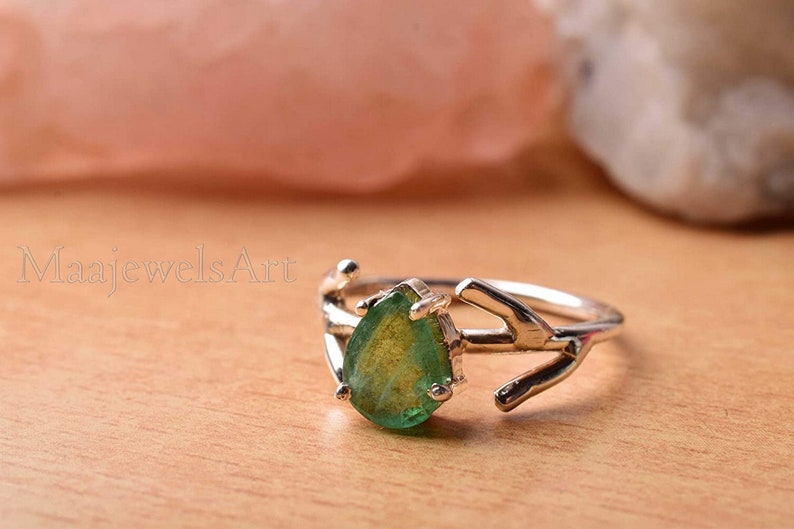 Peridot Ring* 925 Silver Ring* Statement Ring* Dainty Ring* Engagement Ring* Everyday Ring* Gift For Girls* Beautiful Ring* Valentine Gifts