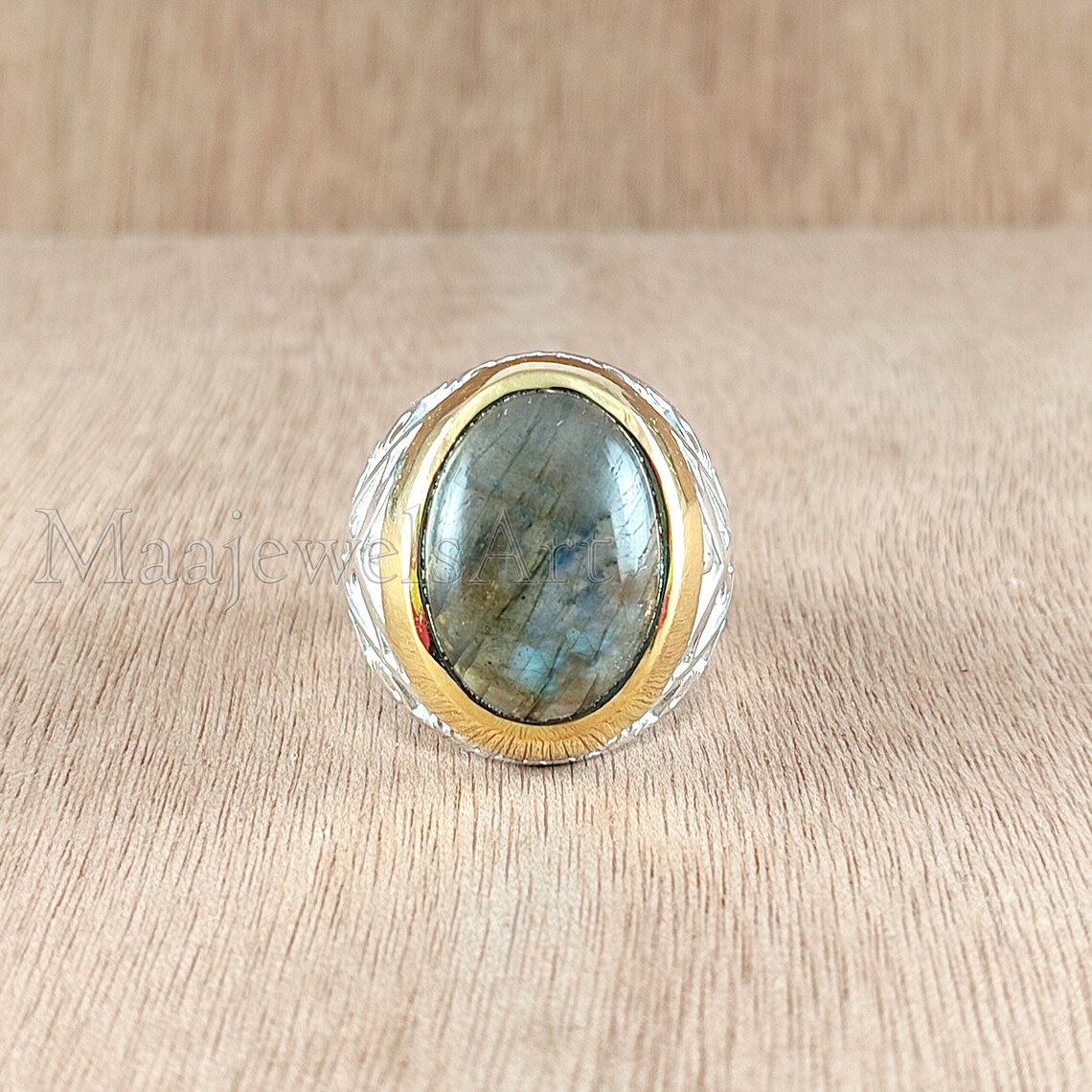 Labradorite Ring Mens Handmade Jewelry 925K Sterling Silver Etsy