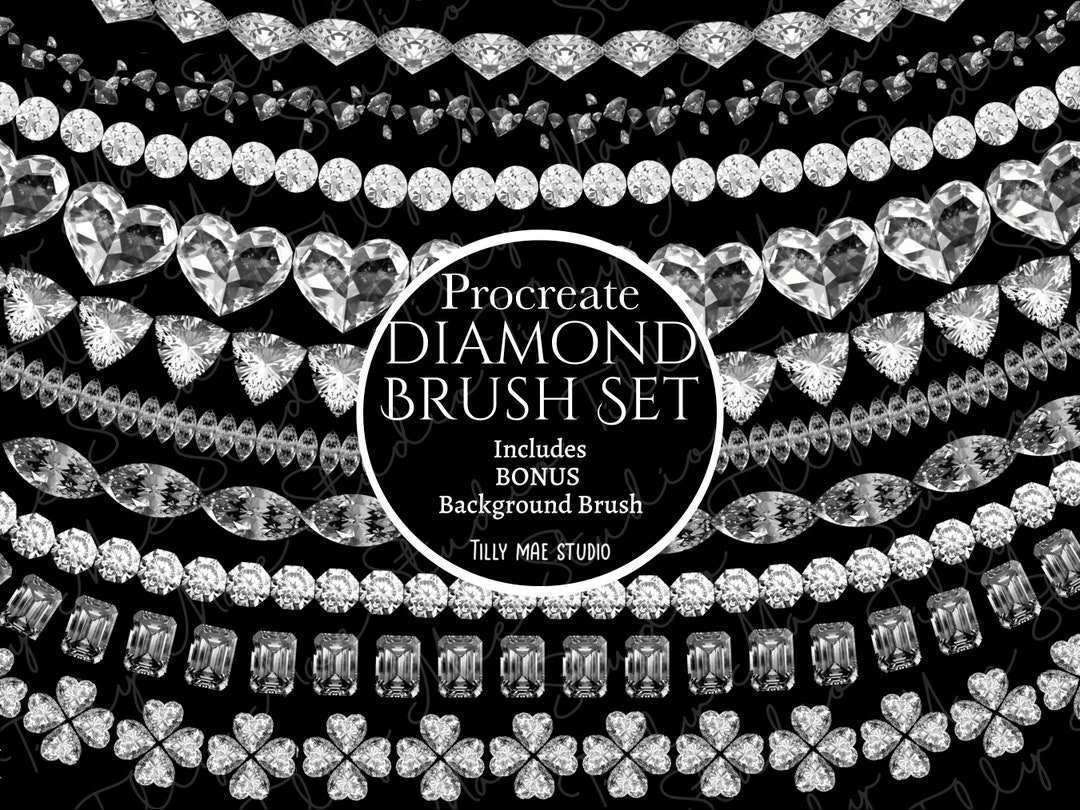 Diamond Procreate Brushes Jewelry Procreate Brush Set Jewellery Brushes