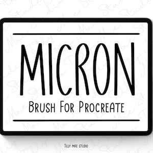 Micronpen voor procreate: inkt- en schetspenseel voor digitaal kunstwerk