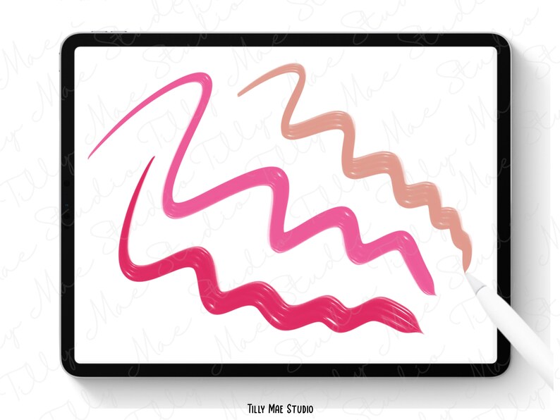 Glossy Procreate Brushes Gloss Procreate Brush Procreate Glossy Brushes