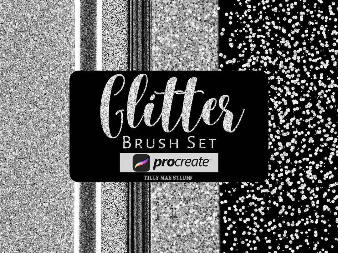 Procreate Glitter Brushes Procreate Sparkly Brush Procreate Lettering