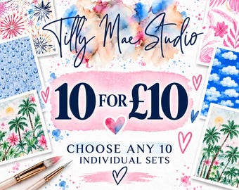 Procreate Brushes, Stamps, Clipart, Digital Sets - Build Your Own Bundle