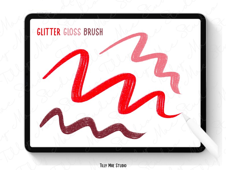 Glossy Procreate Brushes Gloss Procreate Brush Procreate Glossy Brushes