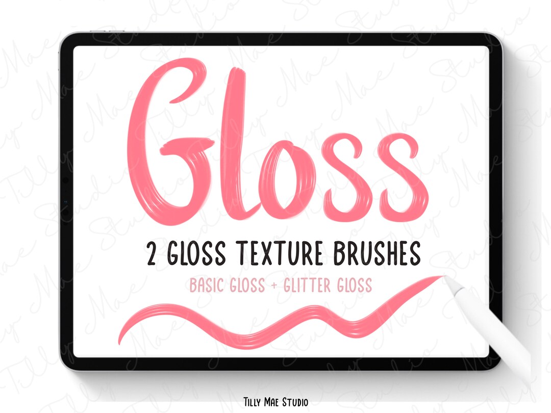Glossy Procreate Brushes Gloss Procreate Brush Procreate Glossy Brushes