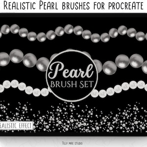 Procreate Pearl Brushes Pearls Procreate Jewelry Procreate Brush Procreate Jewellery Procreate 3d Pearls Procreate Jewellery