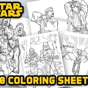 Star Wars Digital Coloring Pages PDF - 40 Coloring Pages