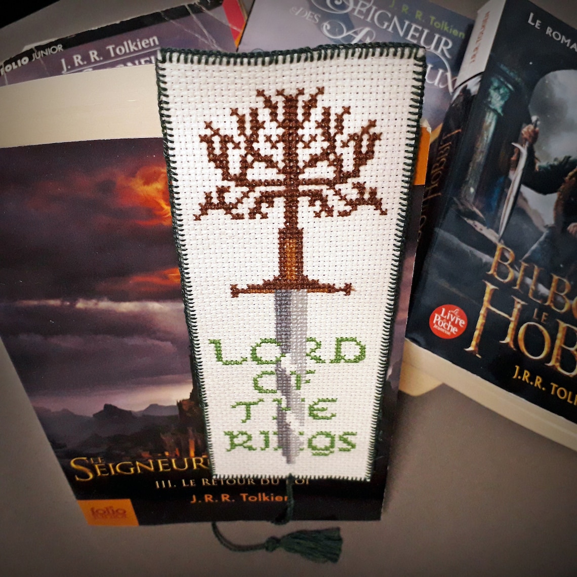 Lord of the rings cross stitch embroidery instruction Etsy