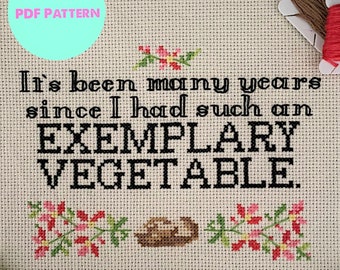 Mr. Collins - Counted Cross Stitch - PDF PATTERN