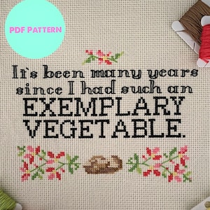 Mr. Collins - Counted Cross Stitch - PDF PATTERN