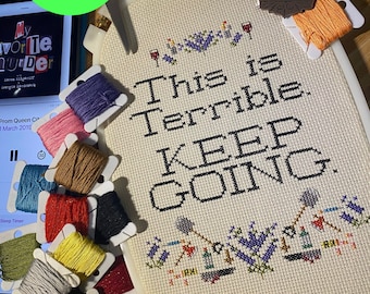 This is Terrible - Counted Cross Stitch - PDF PATTERN
