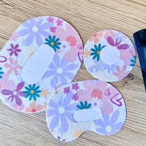 Patchs hypoallergéniques pour le diabète, Overpatch, Underpatch, Dexcom G6, G7, Guardian 3, 4, Freestyle Libre, Omnipod, Tubie Tape, Sensor, floral