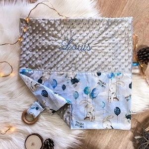 Blanket / blanket / flat blanket / personalized blanket / first name blanket / blanket / personalized blanket / embroidered blanket / personalized gift