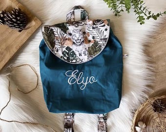 children's backpack, personalized children's backpack, children's school bag, children's bag, baby bag, nanny bag, nursery bag, embroidered first name backpack
