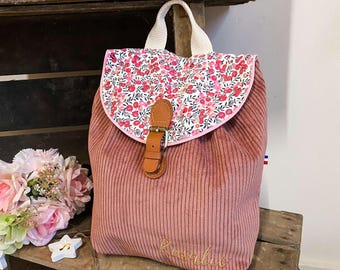 mochila de pana, mochila infantil personalizada, mochila escolar personalizada, mochila infantil, mochila personalizada, mochila bordada