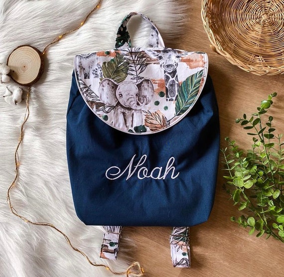Sac cartable personnalisé / sac bébé / cartable personnalisé / sac à dos personnalisé / sac crèche / sac nounou/ cadeau personnalisé / bebe