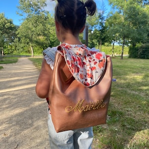 Cartable simili/ cartable personnalisé / cartable maternelle / sac / sac personnalisé / sac enfant / sac prénom / sac maternelle / sac ecole