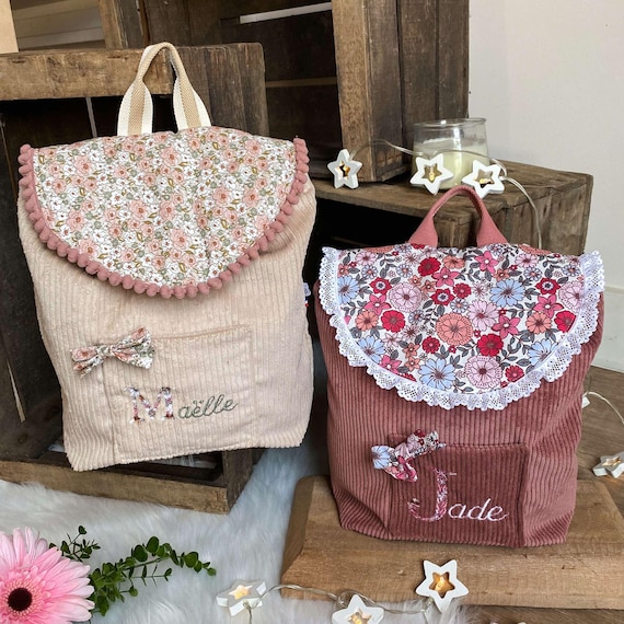 sac cartable personnalisé, sac cartable, sac personnalisé, cartable, sac à dos personnalisé, sac prénom, cadeau de naissance, sac bébé