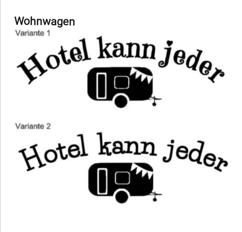 Kulturbeutel Hotel kann jeder Camping Waschtasche Wohnwagen Tandemachser Wohnmobil Pickup Camper Campervan Aufstelldach Dachzelt Bild 3