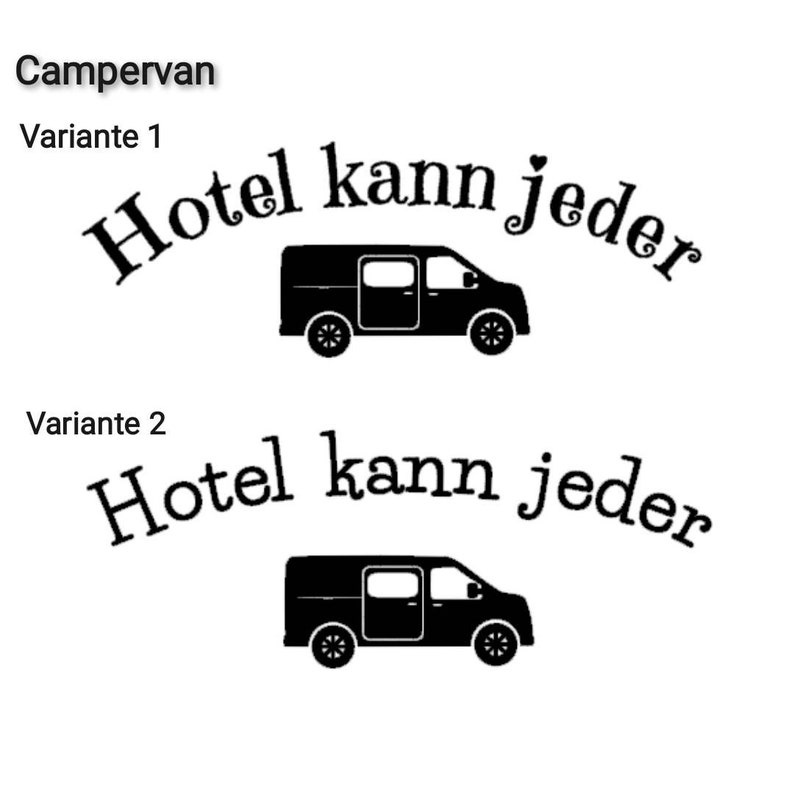 Kulturbeutel Hotel kann jeder Camping Waschtasche Wohnwagen Tandemachser Wohnmobil Pickup Camper Campervan Aufstelldach Dachzelt Bild 6