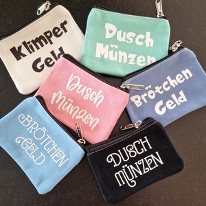 Mini Geldbeutel für Kleingeld – Praktisch, süß und personalisierbar | Für unterwegs, Camping & kleine Handtaschen