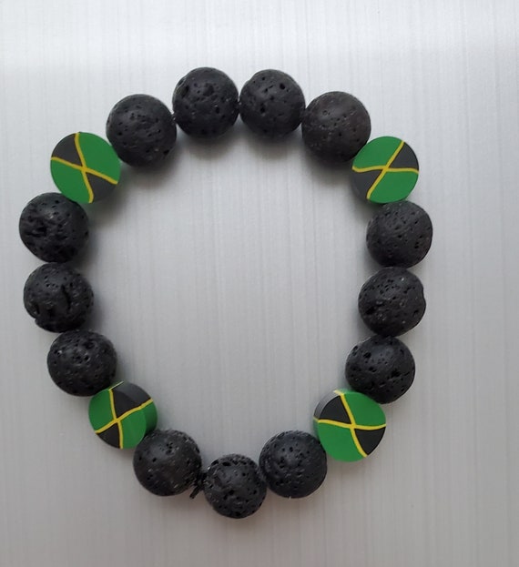 Jamaica Flag Bracelet
