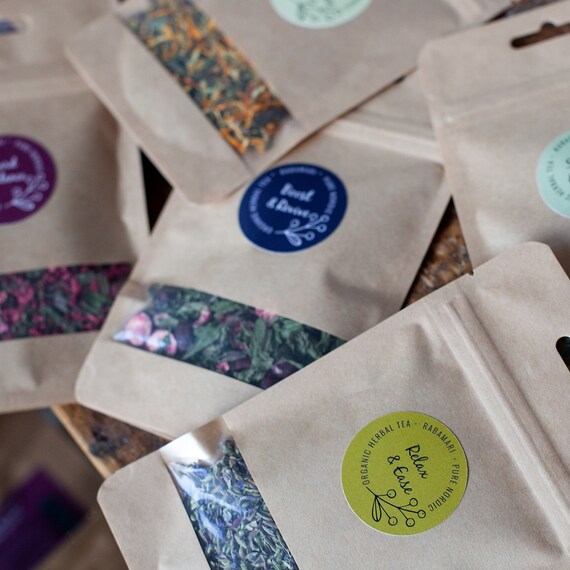 Herbal Tea Sampler SET Mix of 5 Nordic Herbal Blends Tasting Etsy