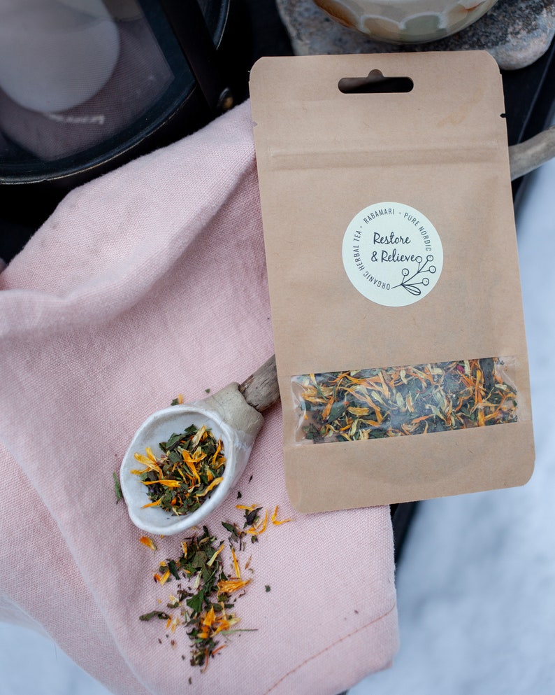 Herbal Tea Sampler SET Mix of 5 Nordic Herbal Blends Tasting Etsy