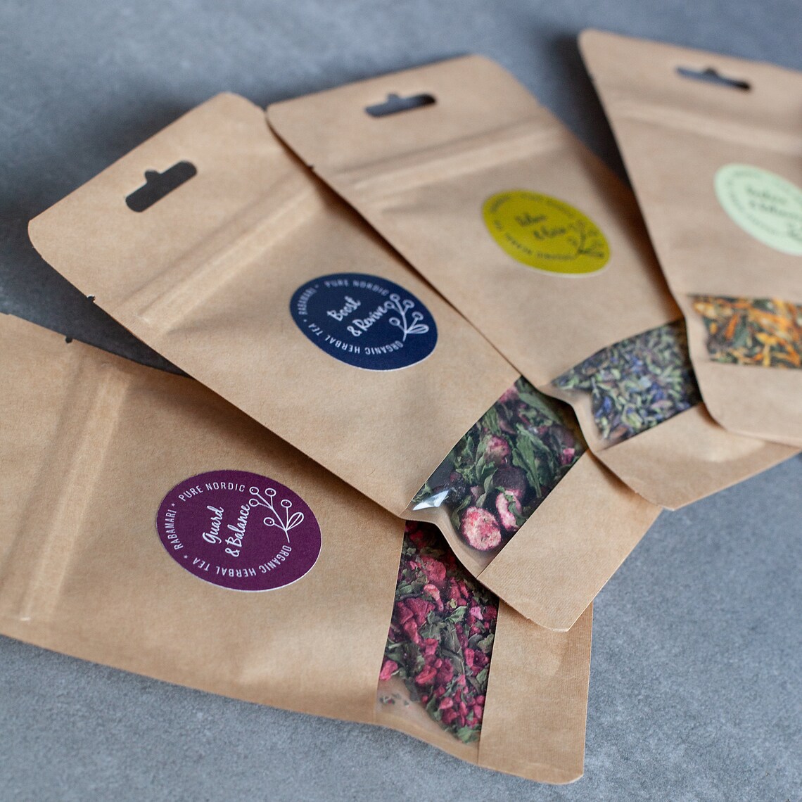 Herbal Tea Sampler SET Mix of 5 Nordic Herbal Blends Tasting Etsy