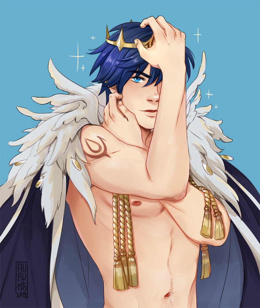 King Chrom Fire Emblem Awakening- Print 14 X 17 Cm Australia