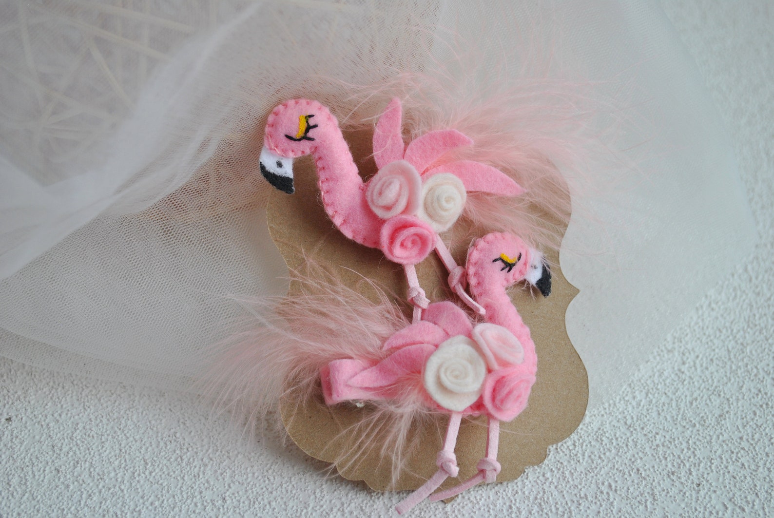 Pink Flamingo Headband Flamingo Baby Headband Felt Headband Etsy
