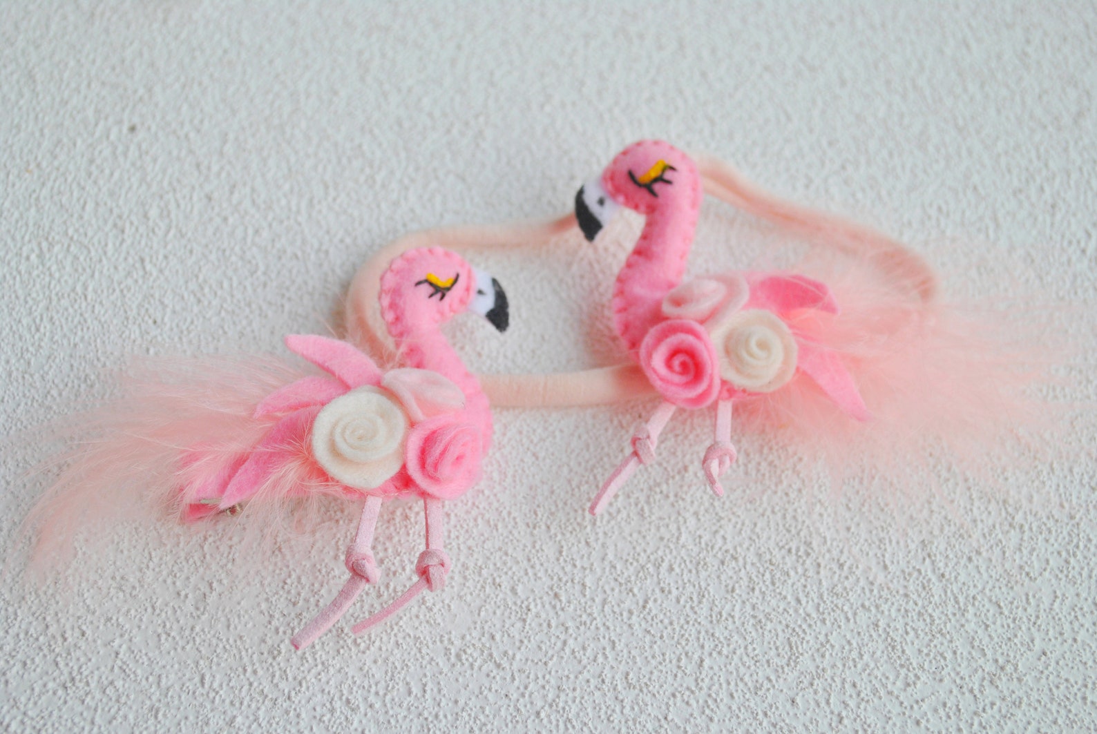 Pink Flamingo Headband Flamingo Baby Headband Felt Headband Etsy
