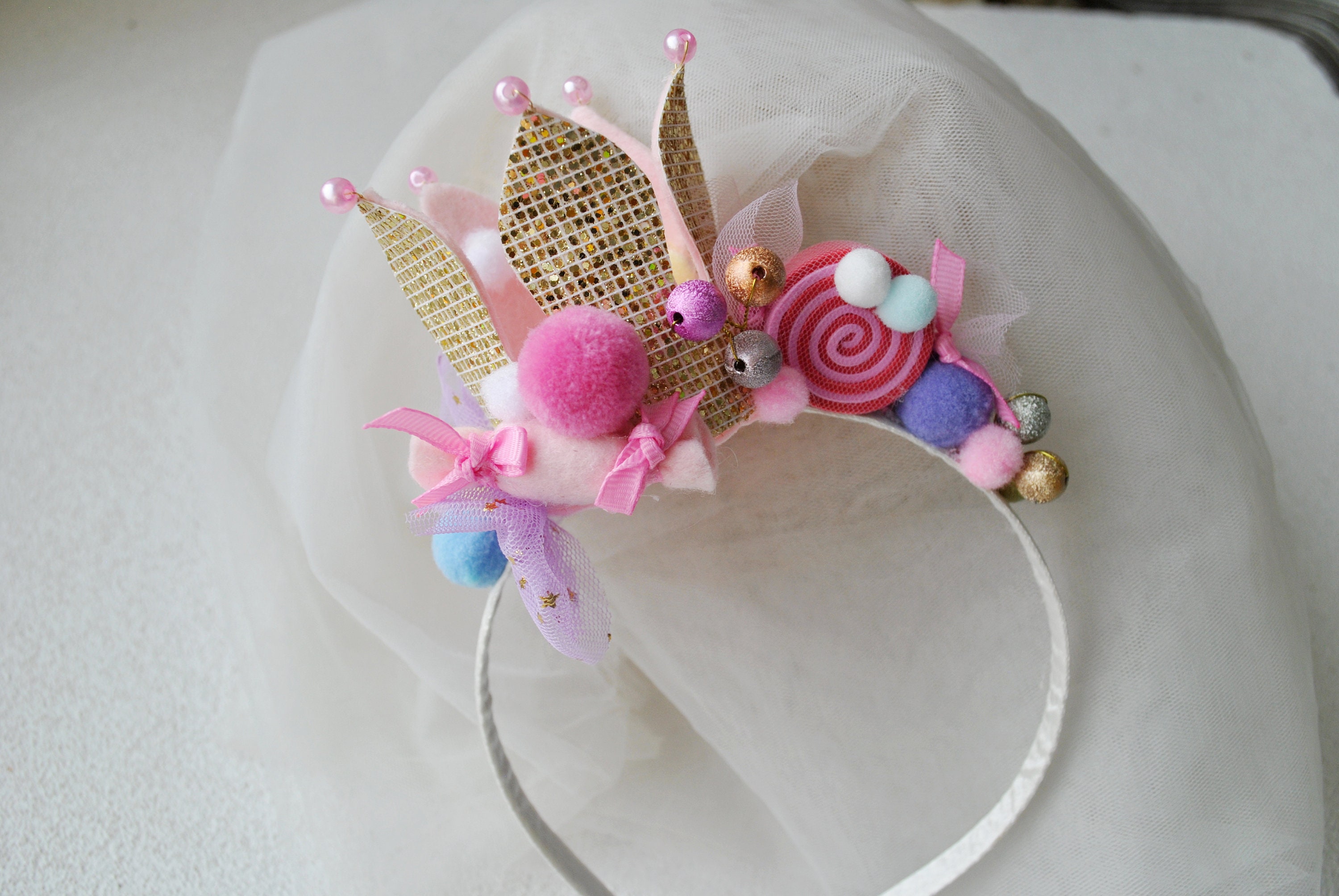 Christmas Candy Cane Headband, Winter Girl Accessories, Christmas Hair  Accessoris. Birthday Crown Girl -  Sweden