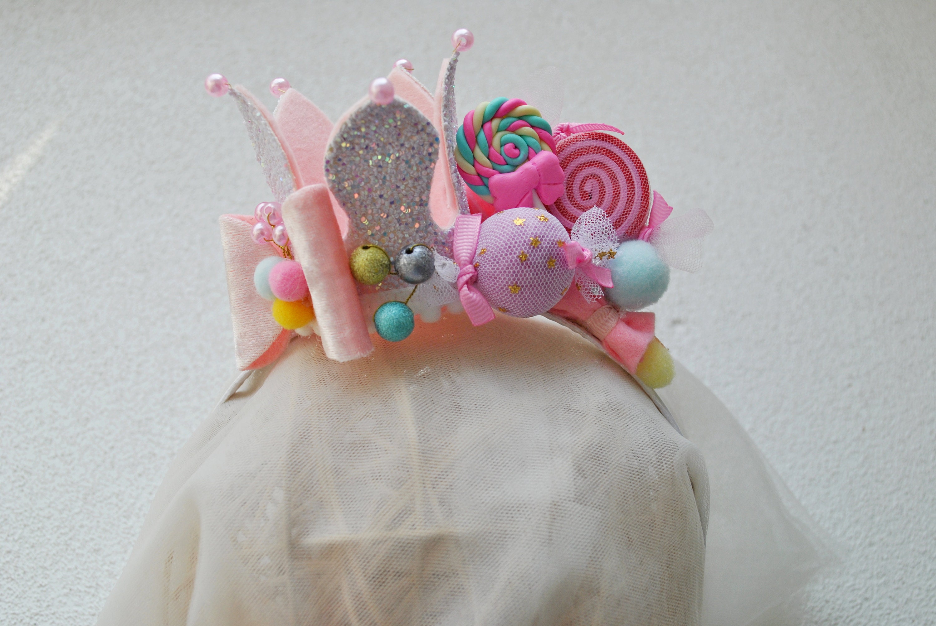 Christmas candy cane headband