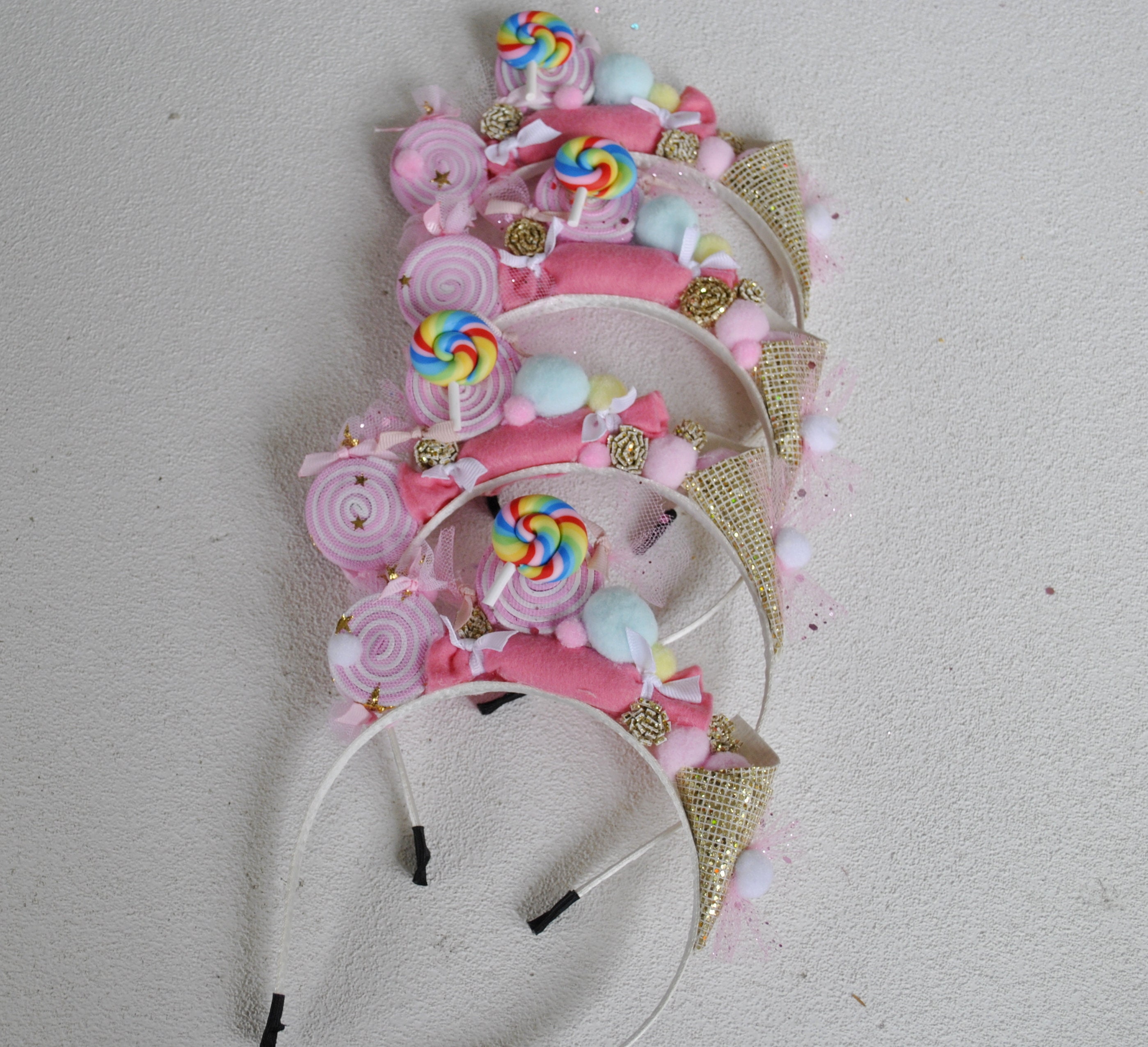Christmas candy cane headband