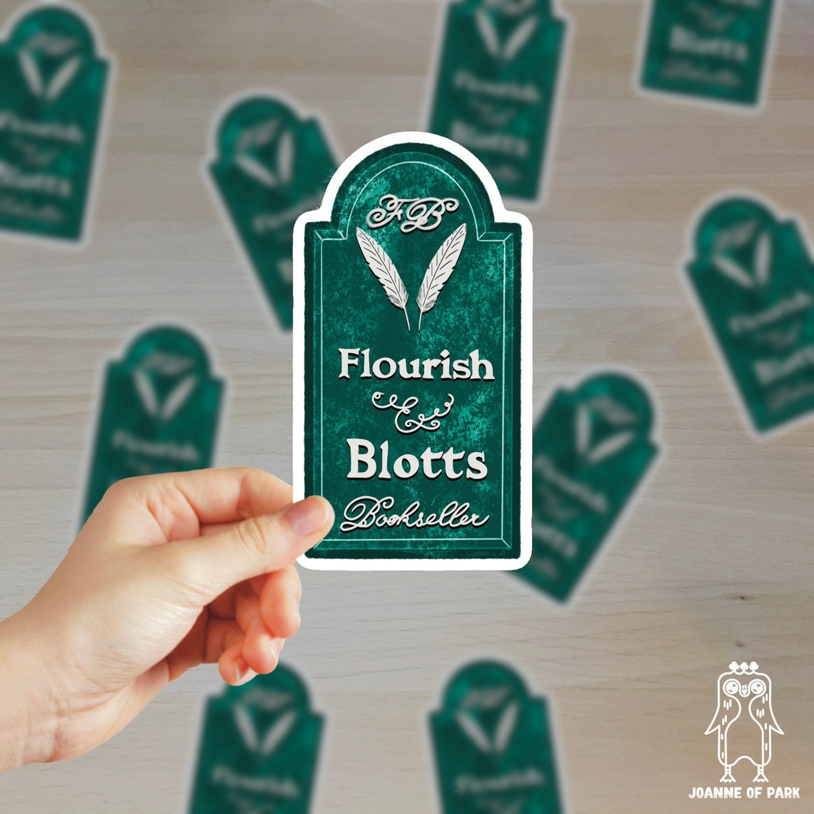 Flourish and Blotts sign sticker waterproofHarry | Etsy