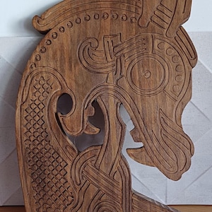 DIY viking figurehead dreki CNC file dxf and SVG