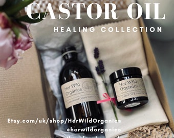 The Complete Organic Castor Oil Packing Kit - with 60ml Balm