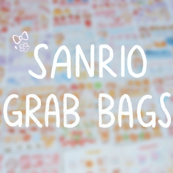 Sanrio Grab Bag - Bujo Bundles - Stationery - Sticker Sheets - Memo Sheets - Cute Korean Grab Bag - BUJO