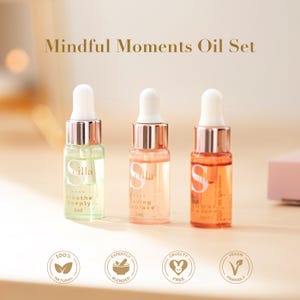 Essential Oil Trio Gift Set: Aromatherapy for Relaxation & Sleep