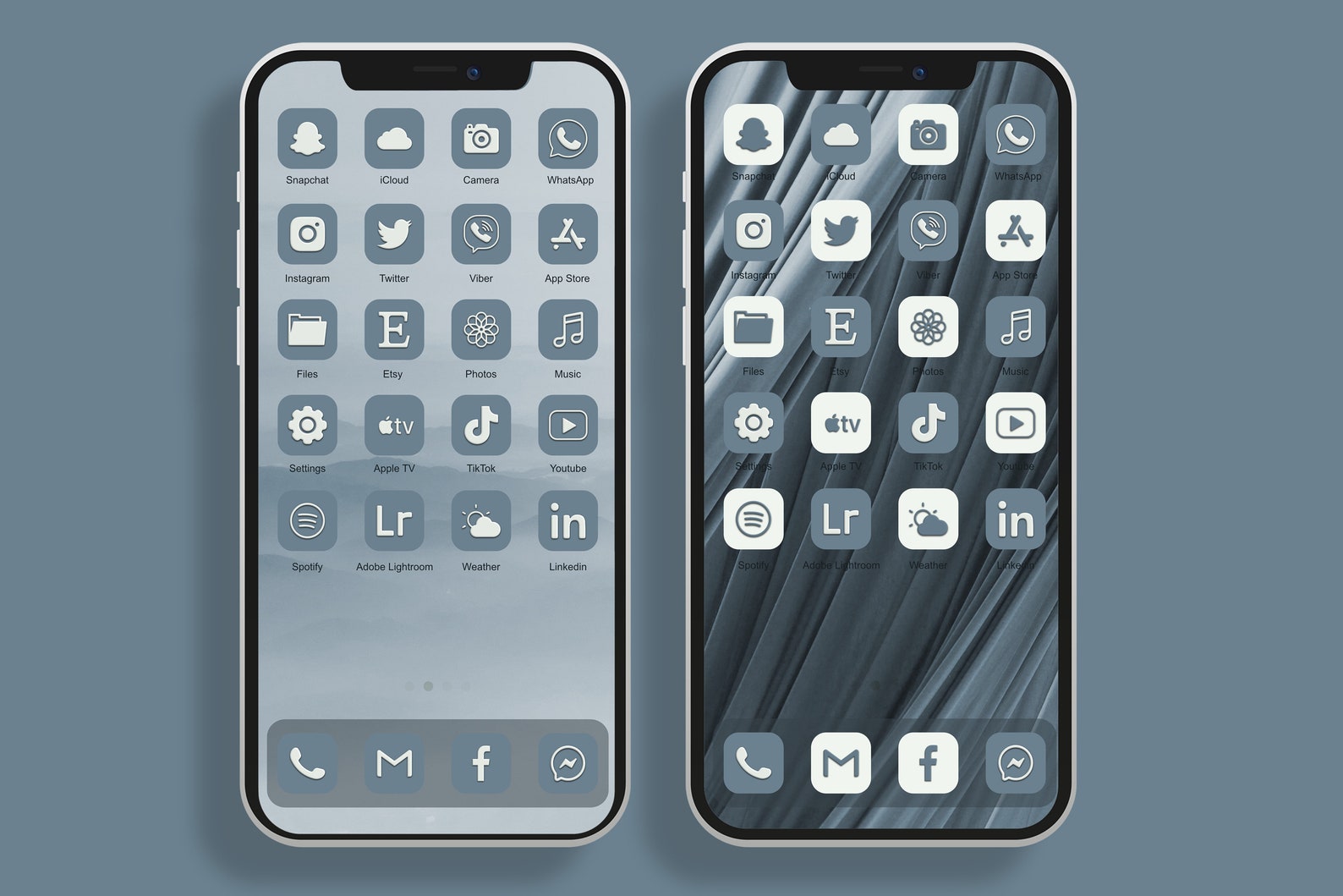 IOS 14 Icons Blue Iphone Home Screen IOS 14 Customize | Etsy