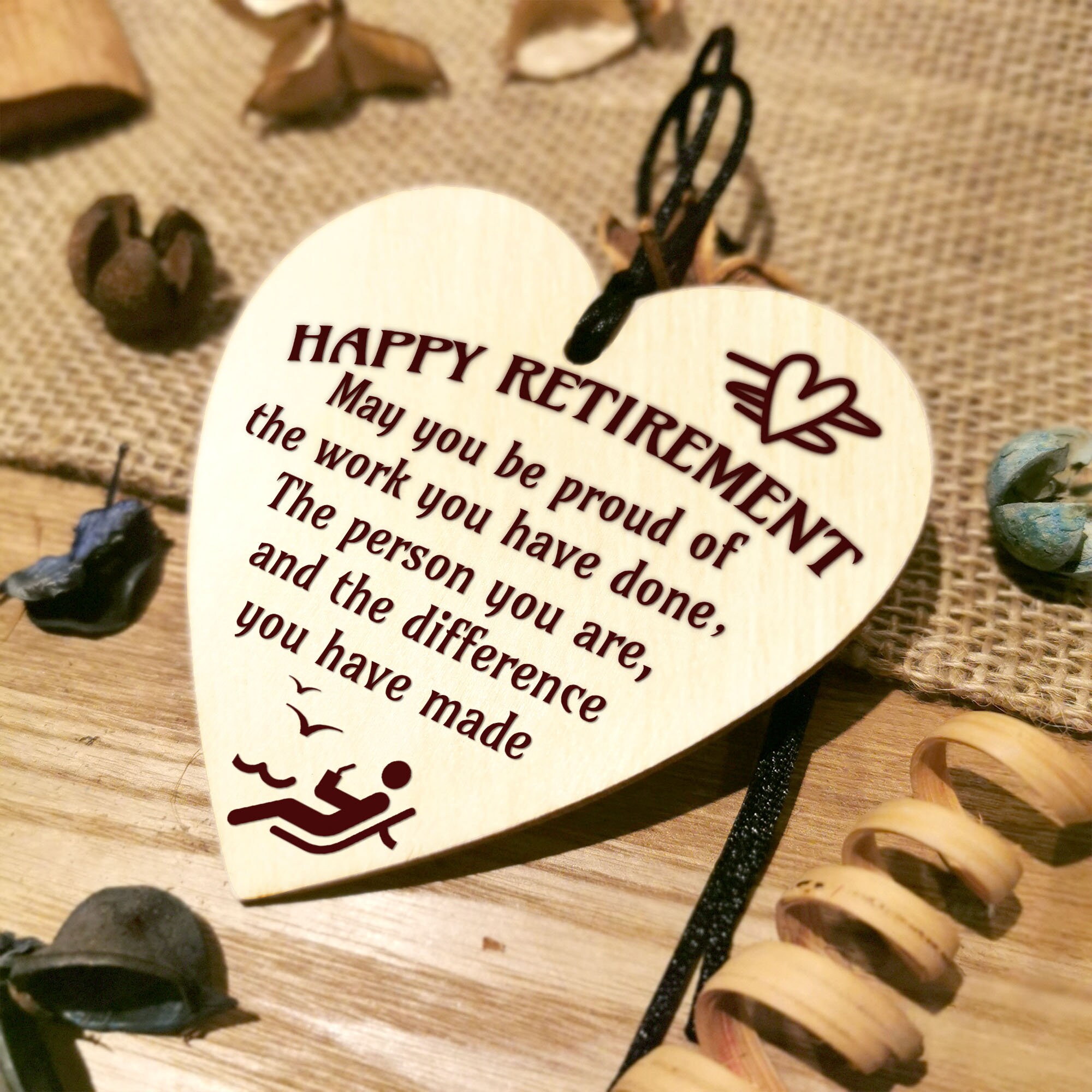 Happy Retirement Gift for Him Her Colleague Goodluck Keepsake Etsy