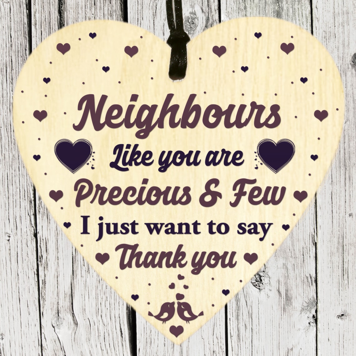 Thank You Neighbours Birthday Gifts Friends Friendship Etsy UK