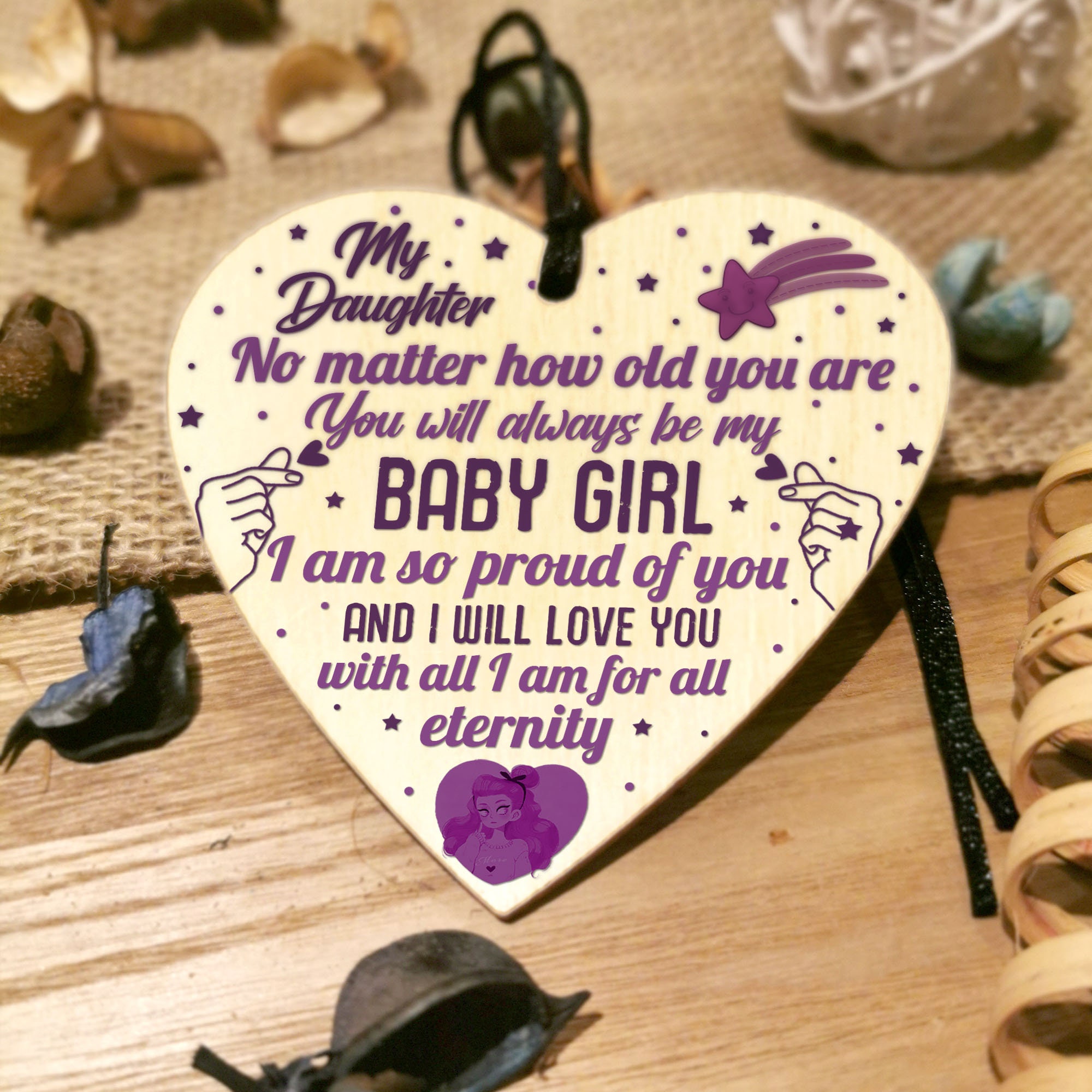 I Love You Daughter Birthday Cards Gifts for Baby Girl Etsy