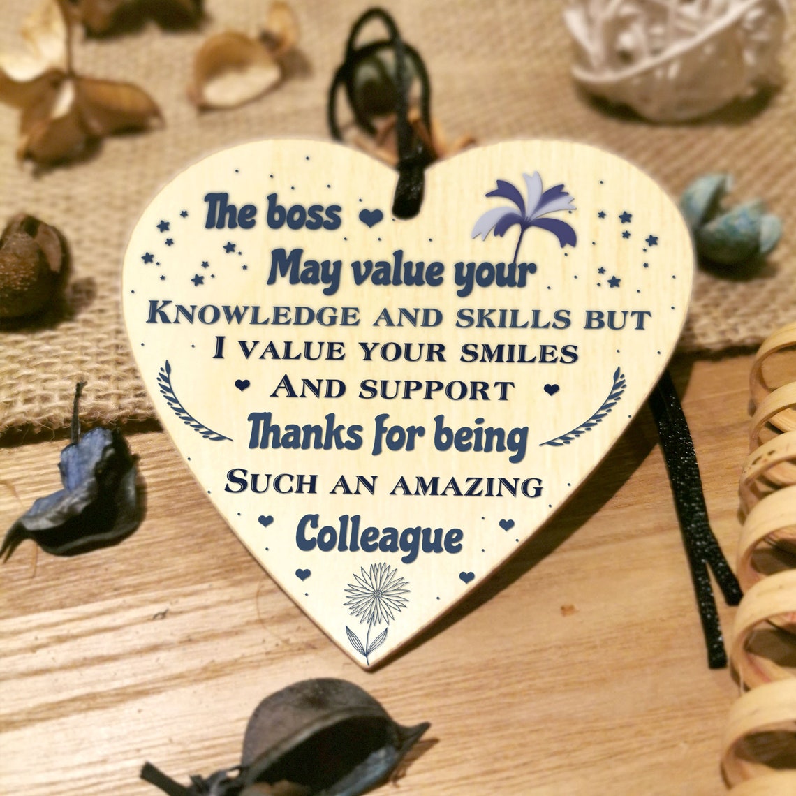 Thank You Colleague Gift Leaving Job Co Work for Friend Etsy UK