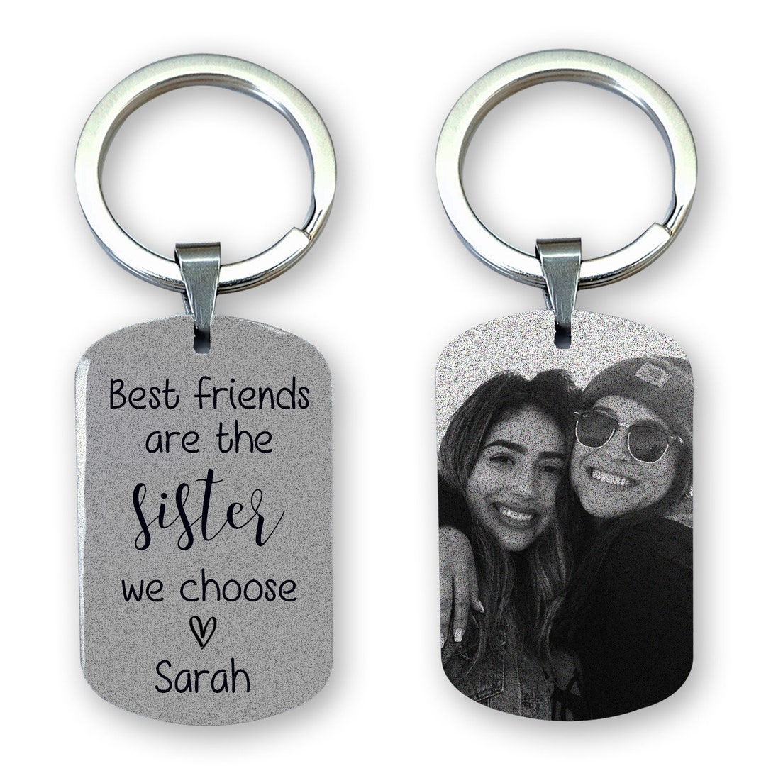 Personalised FRIENDSHIP Stainless Steel Engraved Keyring Gifts for Him ...